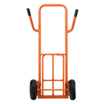 Тележка ручная двухколесная TTP2-01.00.000, грузоподъемность 190 кг, пневматические колеса d 260 мм, платформа 580 х 290 мм Сибртех