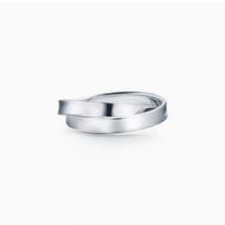 Кольцо из серебра 925 , в виде переплетающихся колец Tiffany, Тиффани. Эксклюзив 💝