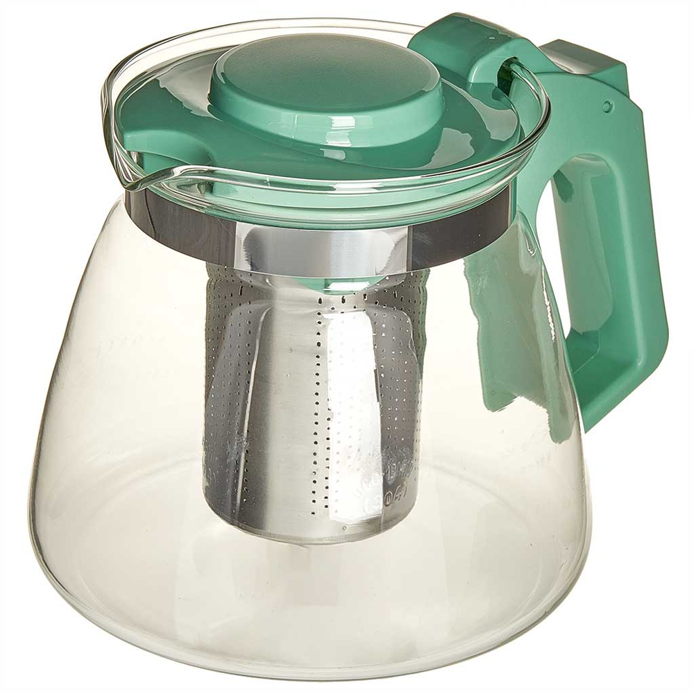 Заварочный чайник 1100 мл с фильтром AK-5542 зеленый