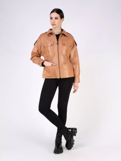 Кожаная куртка осенняя