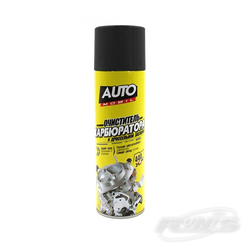 Автоочиститель карбюратора "AUTO MOBIL", 440мл (5-07.03.123.21)/12/
