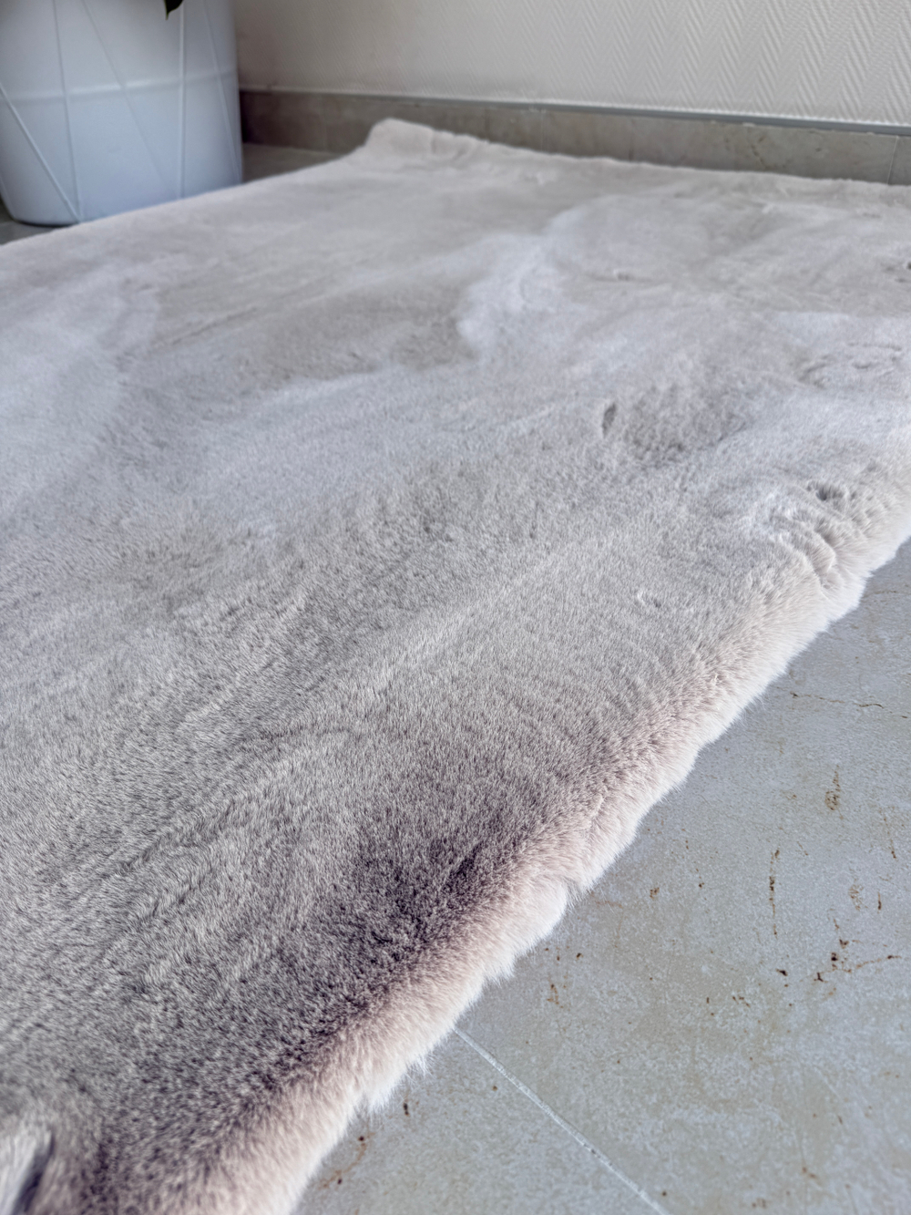 Ковер меховой имитация кроличьего меха