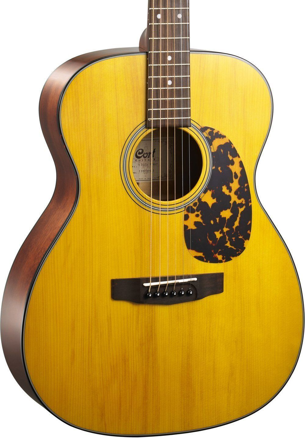 L300VF-NAT-WBAG Luce Series Электро-акустическая гитара, цвет натуральный, чехол, Cort