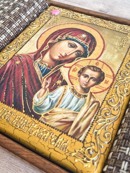 Икона Казанской Божией Матери 16х20 см