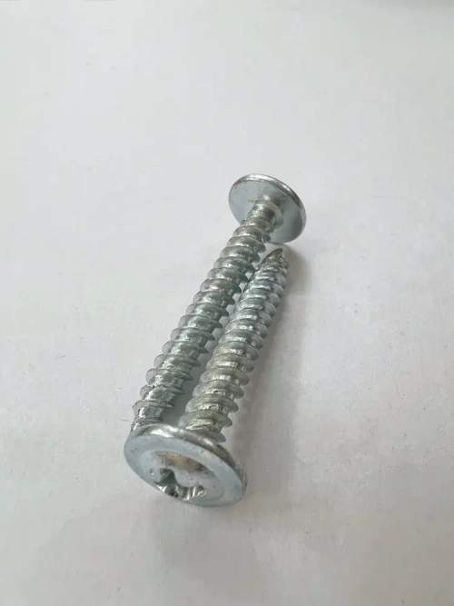 Саморезы с прессшайбой, острые, оцинкованные, с частой резьбой (по дереву и металлу) 4.2х32 мм (1 кг)