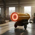 Тепловая пушка дизельная OURMASTER D 360 - прямого нагрева / 100 кВт / промышленная