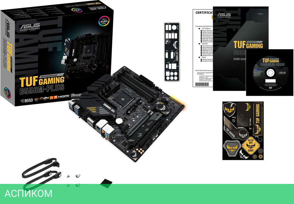 Материнская плата ASUS TUF Gaming B550M-Plus DDR4