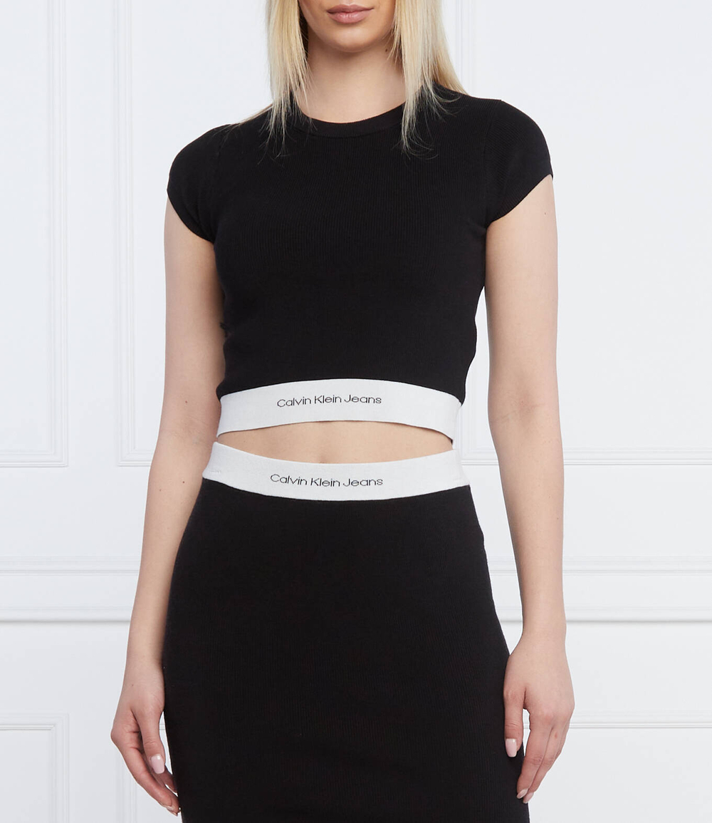 футболка CALVIN KLEIN JEANS - черный(J20J218857)