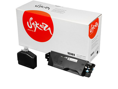 Картридж Sakura, аналог TK-5140K (1T02NR0NL0) для Kyocera Mita, черный, 7000 к