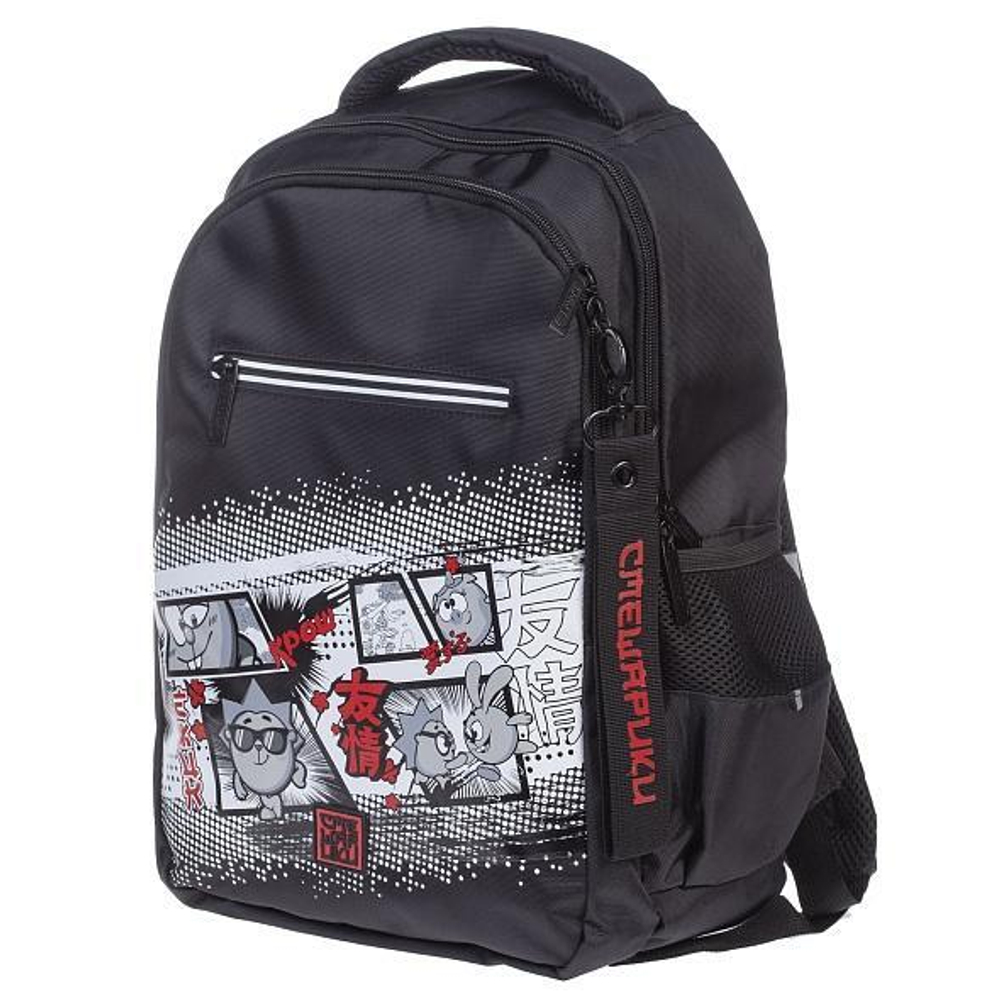 Рюкзак 41х30х15 см 2 отделения 3 кармана "Basic Style-Смешарики" (Хатбер)