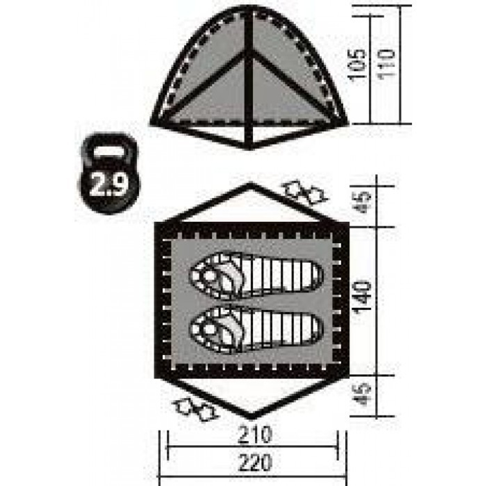 Палатка INDIANA LAGOS 2