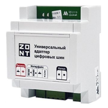 Универсальный адаптер цифровых шин ZONT DIN V.01