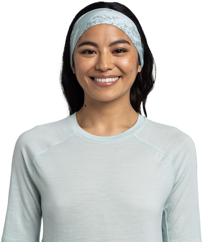 Повязка Buff CoolNet UV Slim Headband Eukar Seagrove Green Фото 2