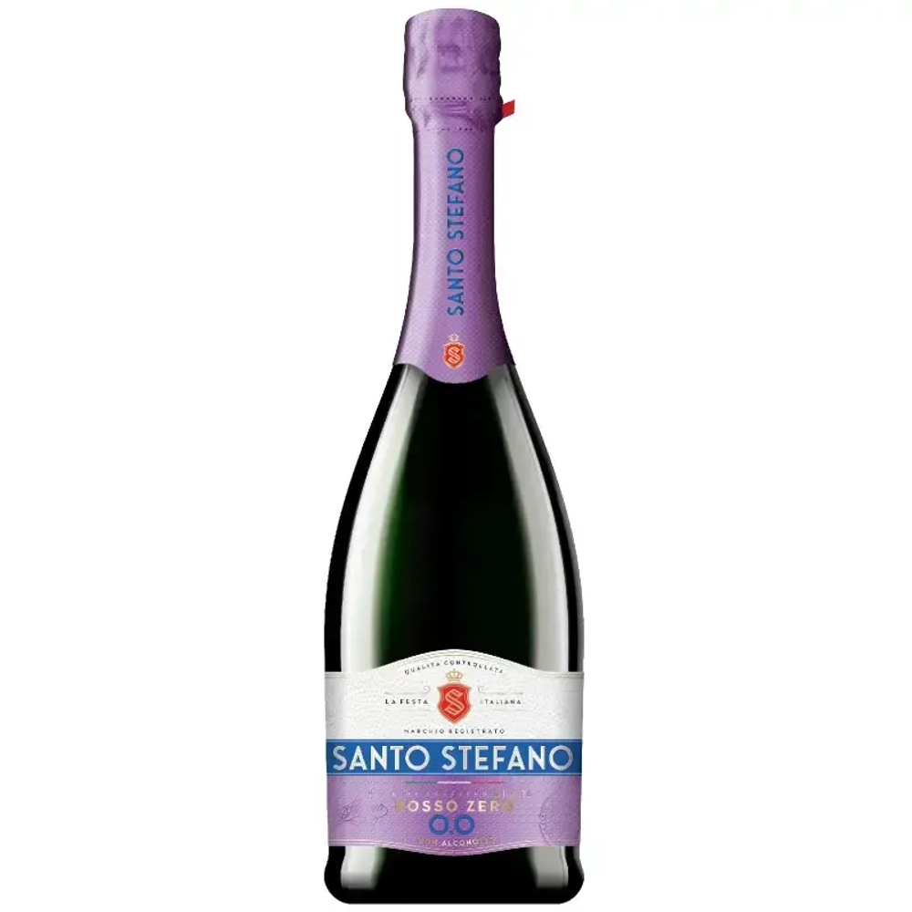 Вино Безалкогольное Santo Stefano Rosso 0.75L