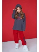 Красный спортивный костюм для девочки