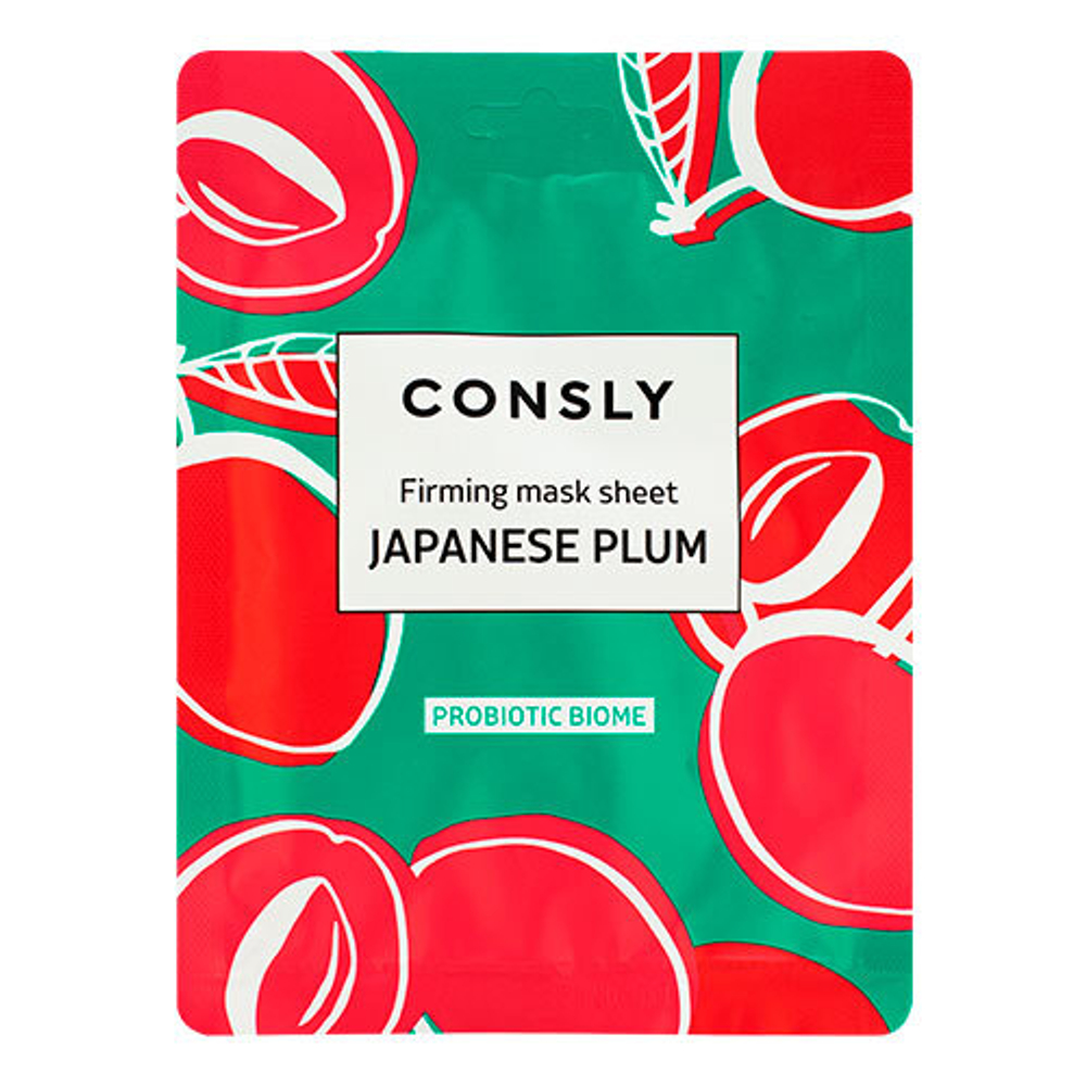 Consly Ткан.маска для кожи.экстр.японской сливы 25мл