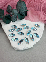 Наветт Navette 15*7 мм, Aquamarine