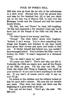 Puck of Pook's Hill, 1905-1906. Rewards and Fairies | R. Kipling