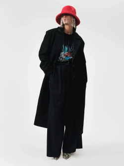 Пальто из шерсти OLA OLA