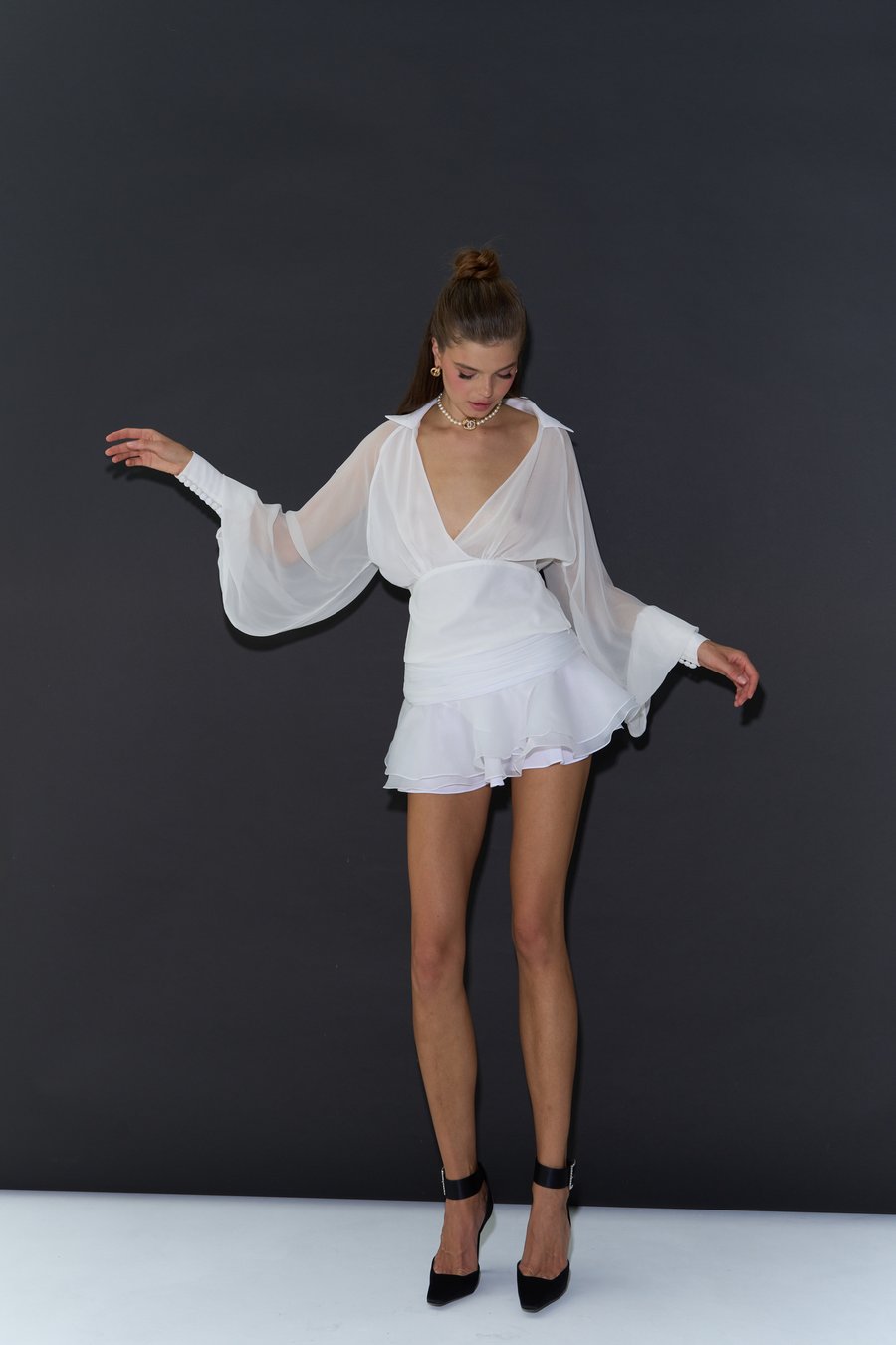 Рубашка из шелка