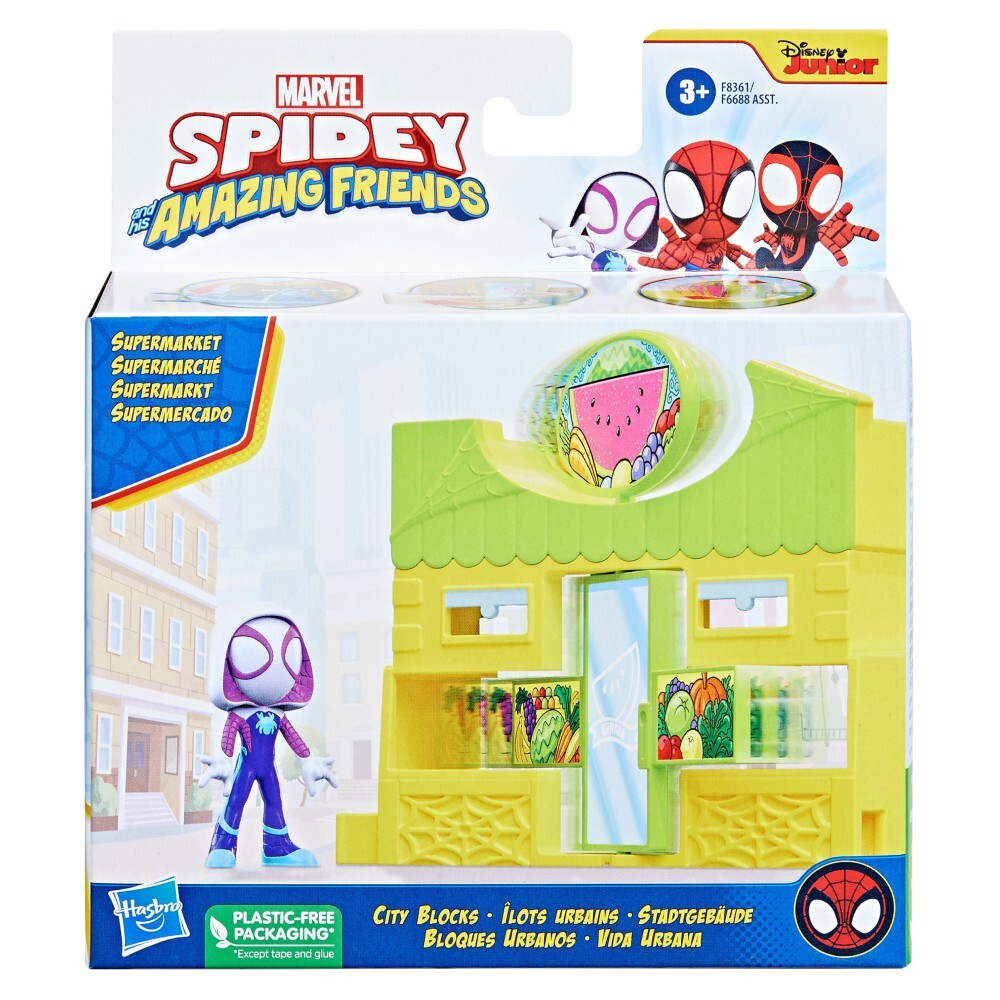 Hasbro Spidey Amazing Friends - набор для супермаркетов + фигурка Ghost Spider F8361 / артикул   F6688 F8361  / GTIN 5010996139160