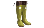 WBSJ Waterproof Rain Boots Unisex Mustard Green
