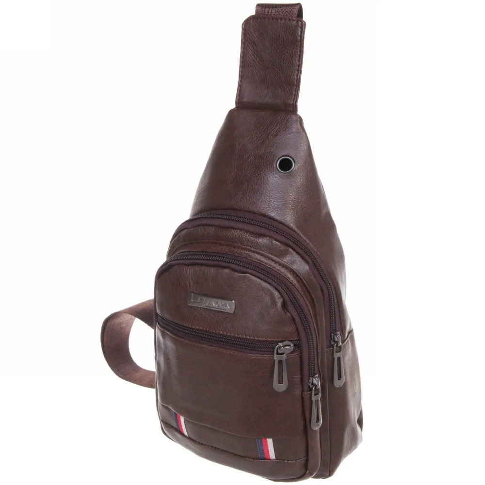 Сумка мужская «Рower Сity», цвет коричневый, два отделения и карман, 29*17*5,5см