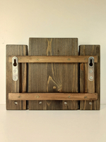 Ключница с подковой. 3-х секционная