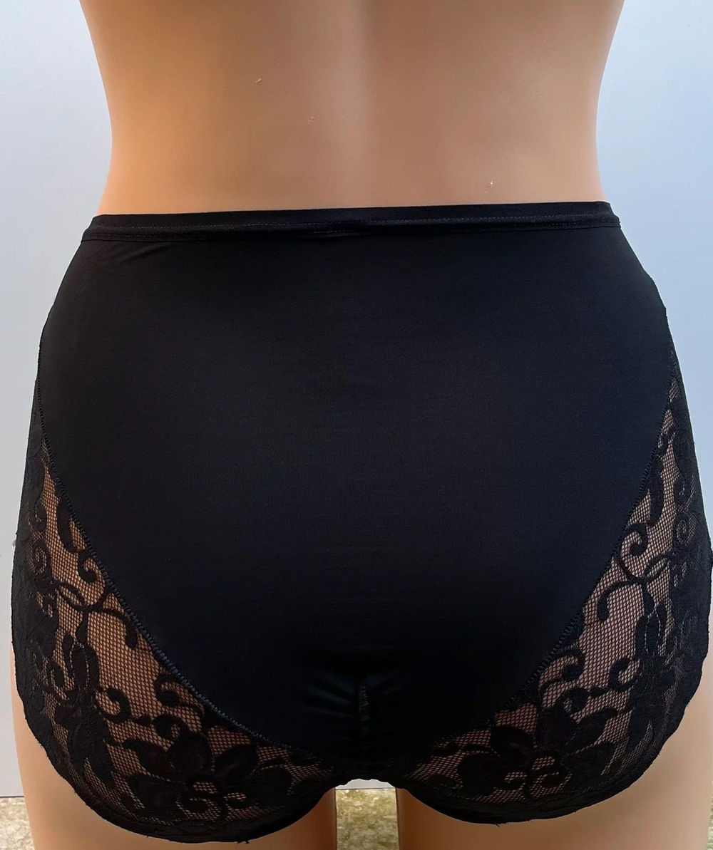 Трусики-слипы с высокой талией Angie (Размер: XL) (Цвет: черный)