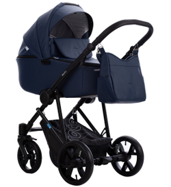 Детская коляска AroTeam Belino Prima 2 в 1 02 темно-синий