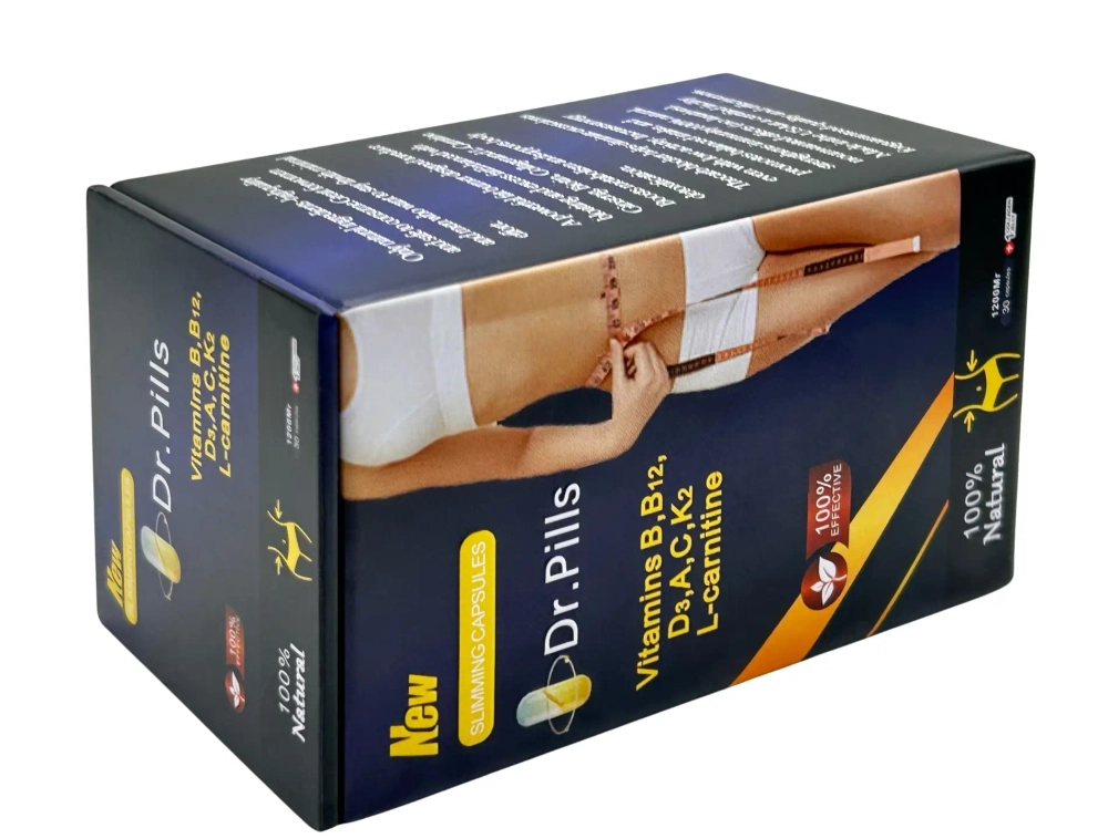 Dr.Pills Капсулы для похудения с L Карнитином, витаминами и умным эффектом