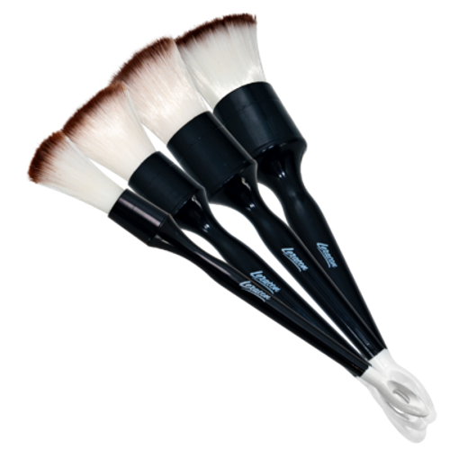 Набор кистей для детейлинга, косметическая щетина (16, 22, 27, 35мм) LERATON ULTRASOFT COSMETIC BRUSH SET DBRCS