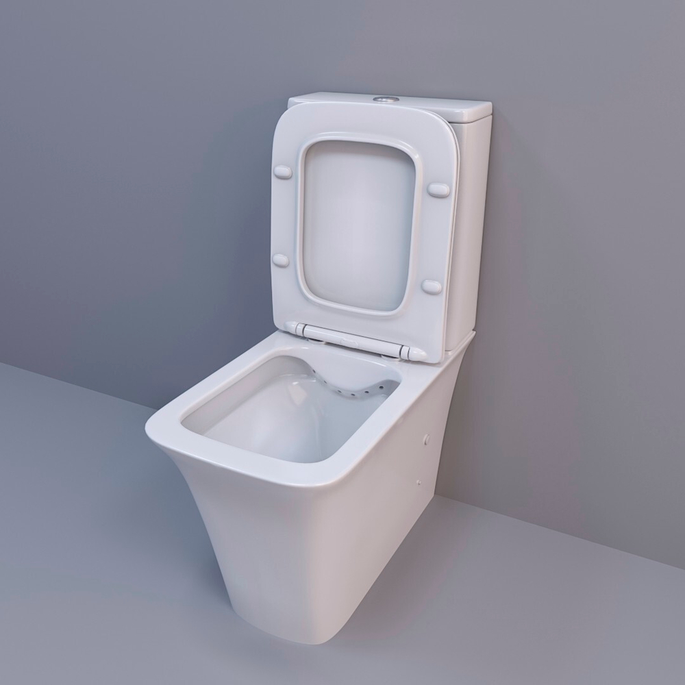 Унитаз ARNO напольный безободковый Ceruttispa CT7838 (620х345х800)