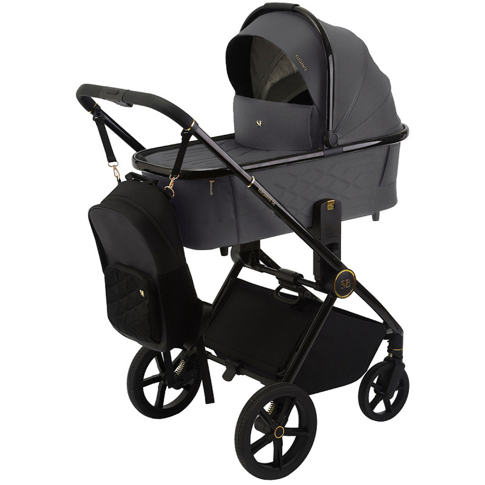 Детская коляска Sweet Baby Elegante 3 в 1 GL Grey