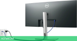 Монитор Dell P3424WE серебристый/черный