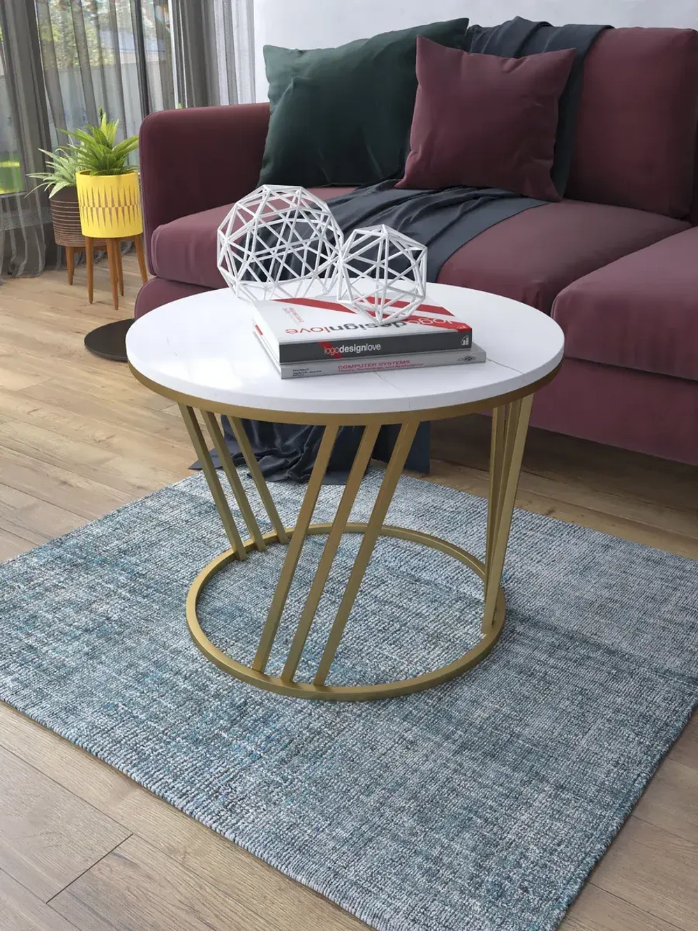 Журнальный стол Адидас - ЗБГ - МДФ в ПВХ