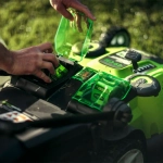 Аккумуляторная газонокосилка Greenworks G40LM49DBK4 40В (1 x 4 Ач, ЗУ) нож 49 см, 2500207VB