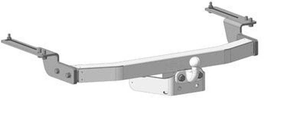 Фаркоп WESO 3079-FL на Toyota Land Cruiser Prado 150/Lexus GX 460 Lux 2010-
