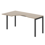 Стол эргономичный на металлокаркасе (антрацит) SIGMA (СИГМА) МК60х30