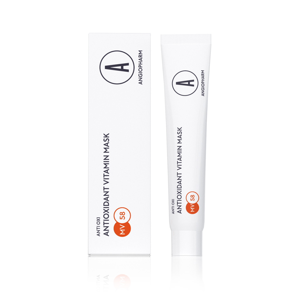 ANGIOPHARM АНТИОКСИДАНТНАЯ МАСКА С ВИТАМИНАМИ А, Е, С, 7 Мл | ANTIOXIDANT VITAMIN MASK