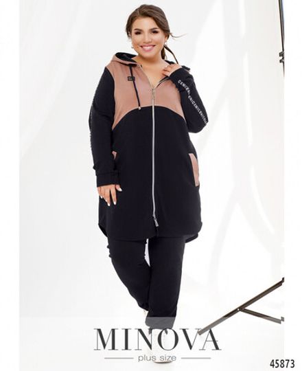 Костюм 8-315-пудра-синий Minova Фото 2