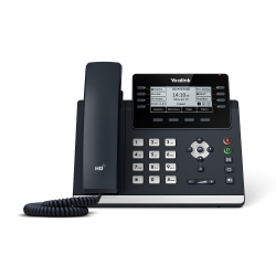 IP телефон YEALINK SIP-T43U 12 аккаунтов, 2 порта USB, BLF, PoE, GigE, без БП, шт