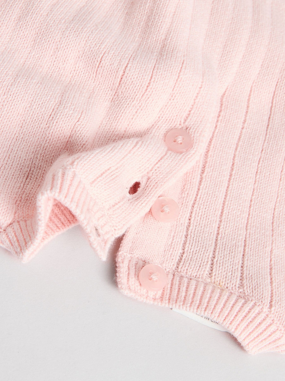 Вязаная футболка и шорты в комплекте для малышей Next AA8-205, Розовый