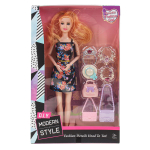 Кукла тип модель, с аксесс. в ассорт. коробка 01345