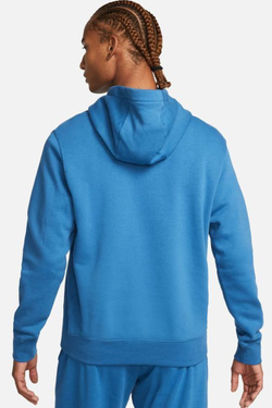 Мужская теннисная кофта Nike Sportswear Club Hoodie PO BB - небесный