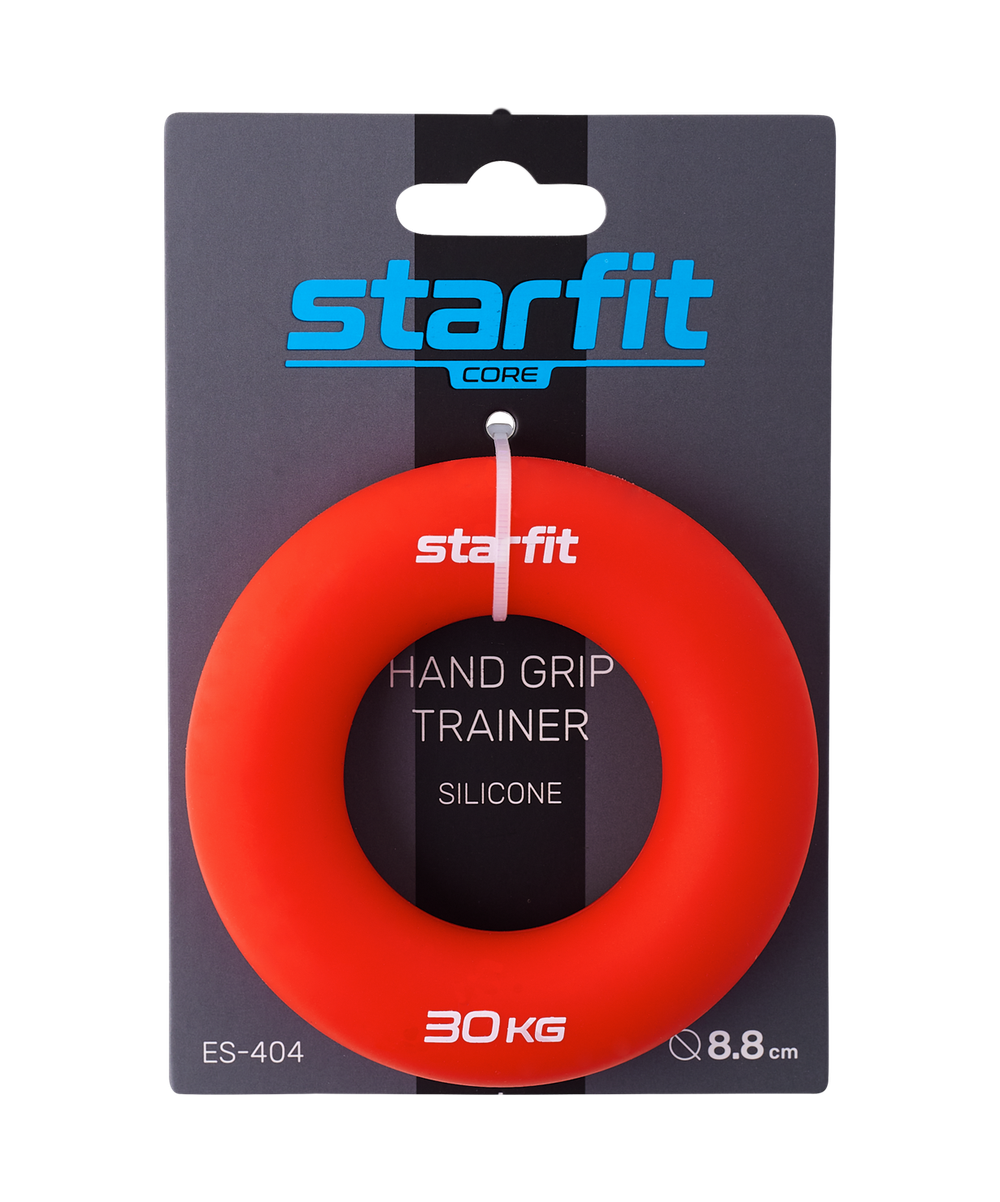 Эспандер кистевой ES-404 Кольцо, 30 кг, силикагель, красный