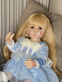 Кукла Реборн виниловая 55см в пакете (FA-289)