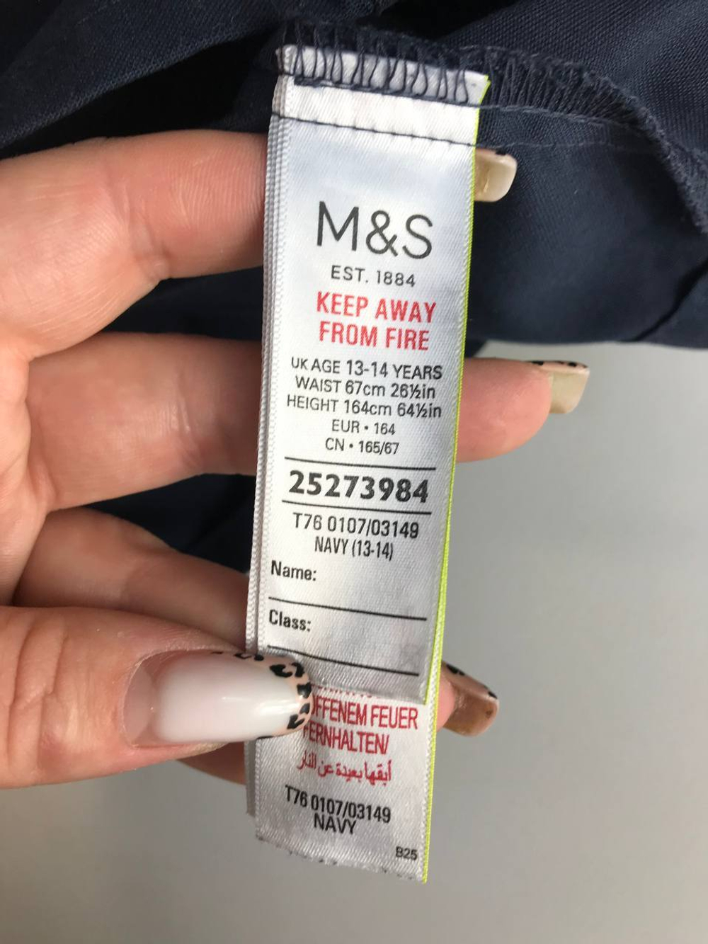 Шорты Marks&Spencer для модной девочки, на 13/14 лет