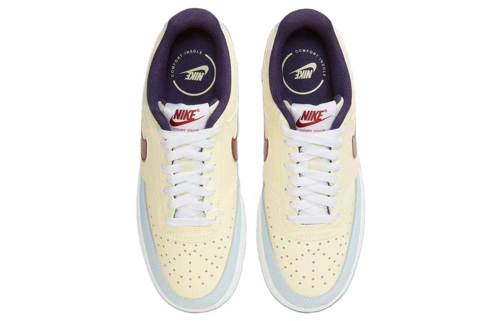 Женские кроссовки Nike Court Vision 1 Low 'Beige Blue Burgundy' FV8114-161