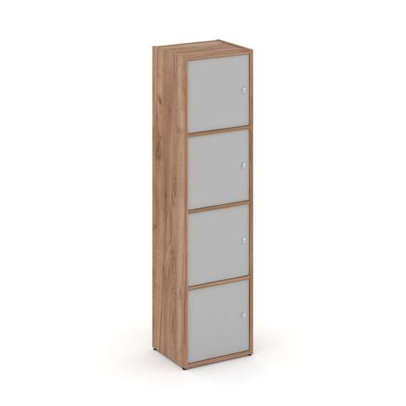 Locker plus Комплект №4 LK.K-004 Дуб Табак/Серый 408*350*1593